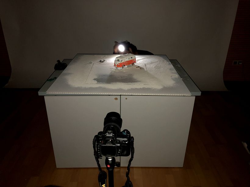 Haciendo el lightpainting