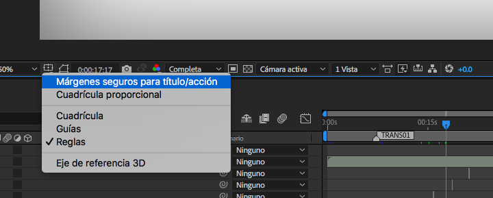 Como quitar este marco en After Effects? 1