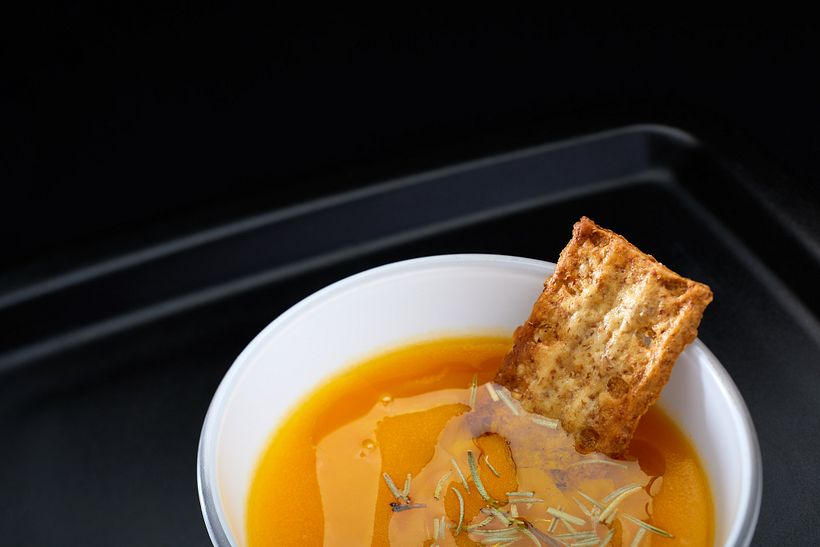 Sopa de Calabaza y Tomillo