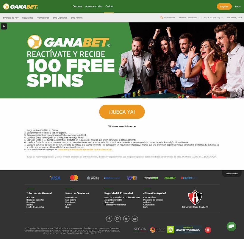 Gananabet.mx 12