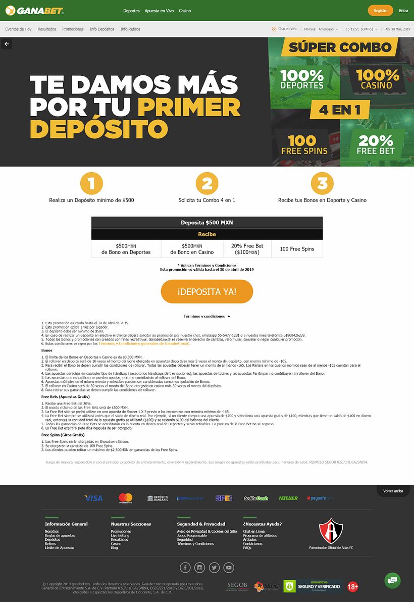 Gananabet.mx 15