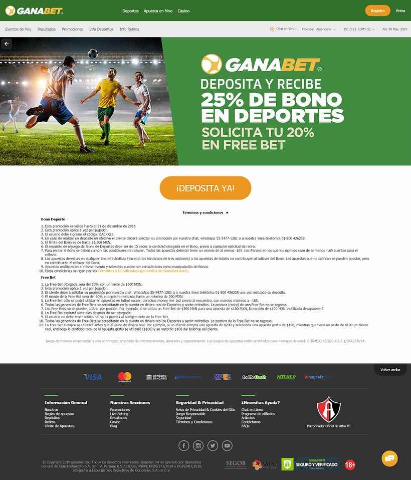 Gananabet.mx 25