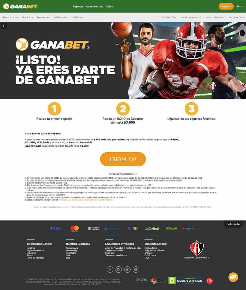 Gananabet.mx 56