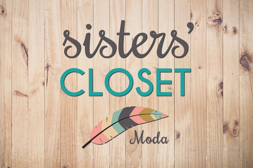 Mi Proyecto del curso: Arte final: Sisters' Closet Moda - Grafik Tasarım