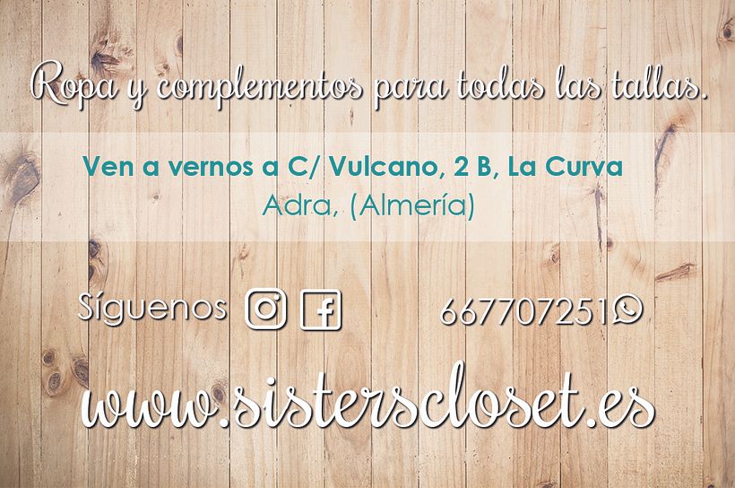 Mi Proyecto del curso: Arte final: Sisters' Closet Moda - Grafik Tasarım