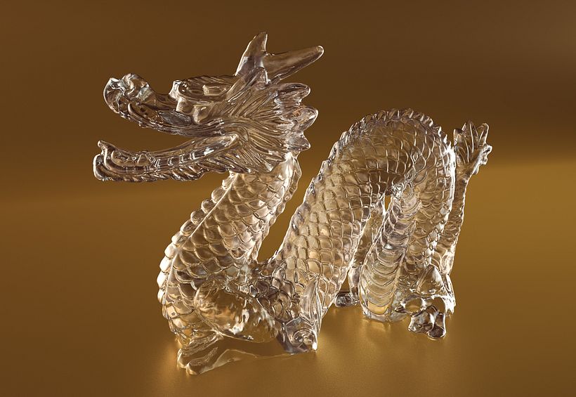 Dragón de vidrio