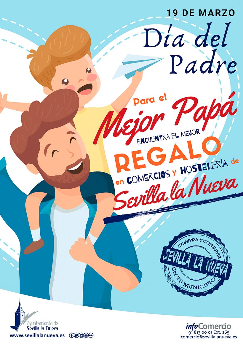 Cartel 'Día del Padre' - Sevilla la Nueva 0