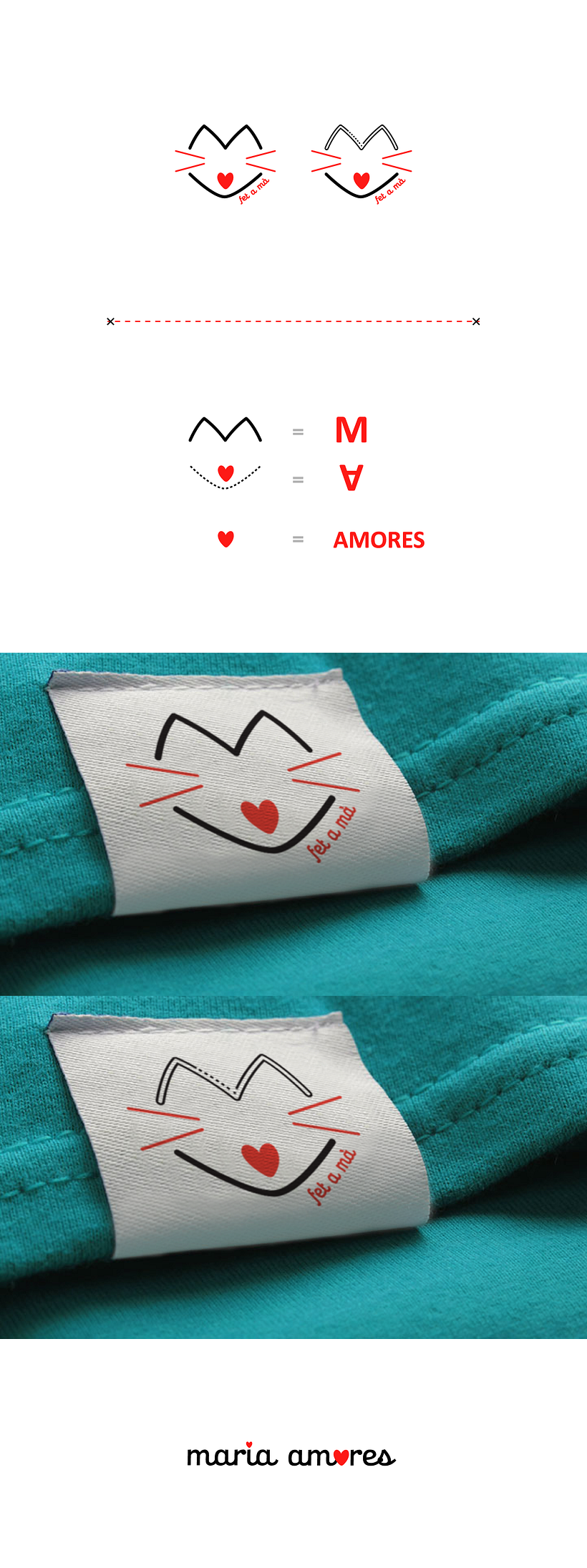 Etiqueta ropa Maria Amores 1