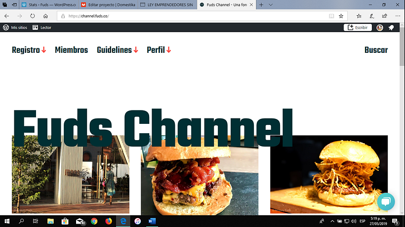 Mi Proyecto del curso: Canal de gastronomía  0