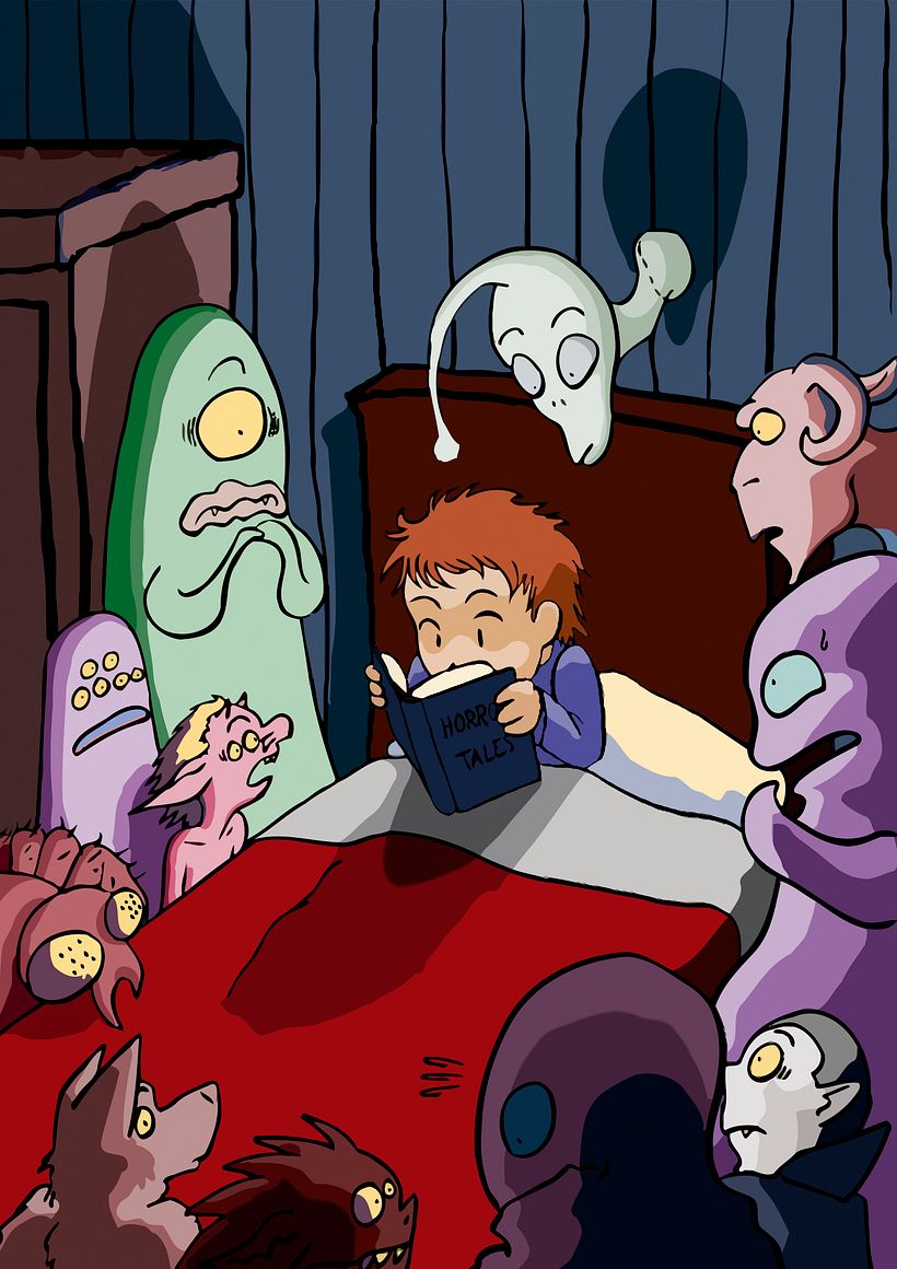 Trabajo de ilustración para clase de proyectos de ilustración