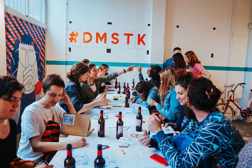 Domestika Drink ‘n Draw aterriza en Barcelona 1