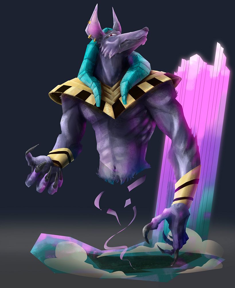 Anubis. Diseño de personajes. 0