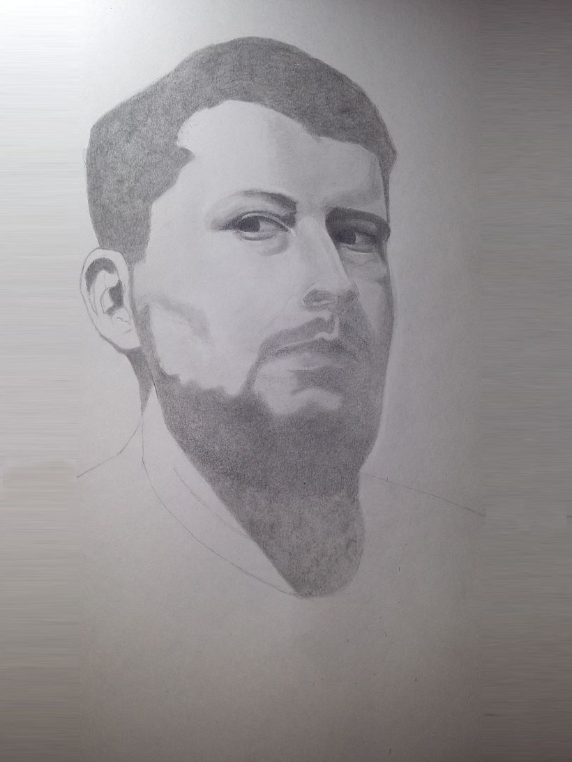 Mi Proyecto del curso: Retrato realista con lápiz de grafito 4