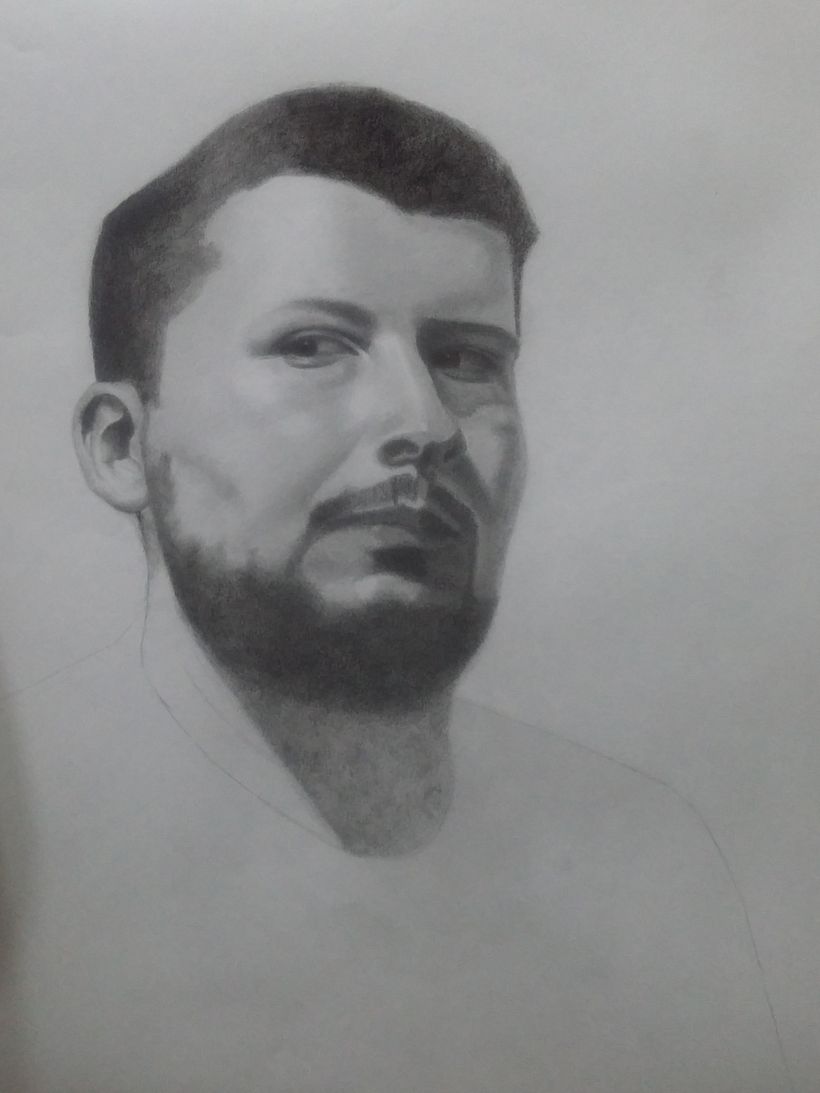 Mi Proyecto del curso: Retrato realista con lápiz de grafito 5