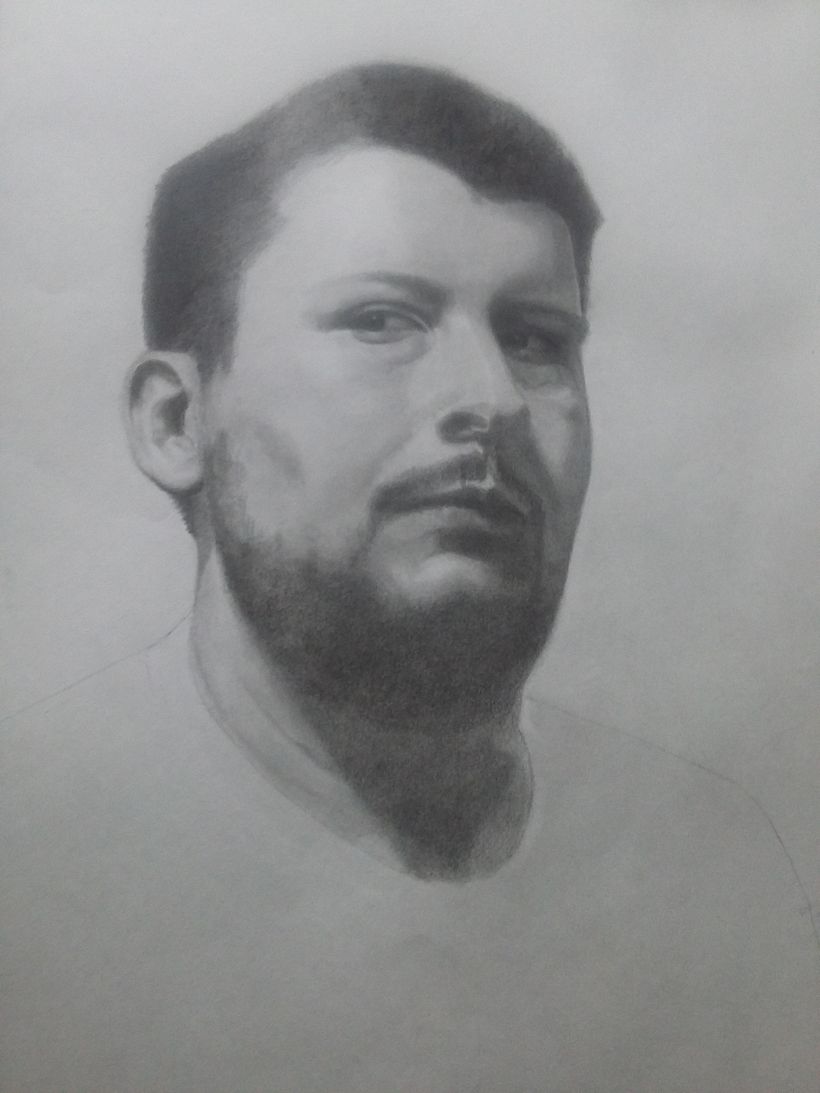Mi Proyecto del curso: Retrato realista con lápiz de grafito 7