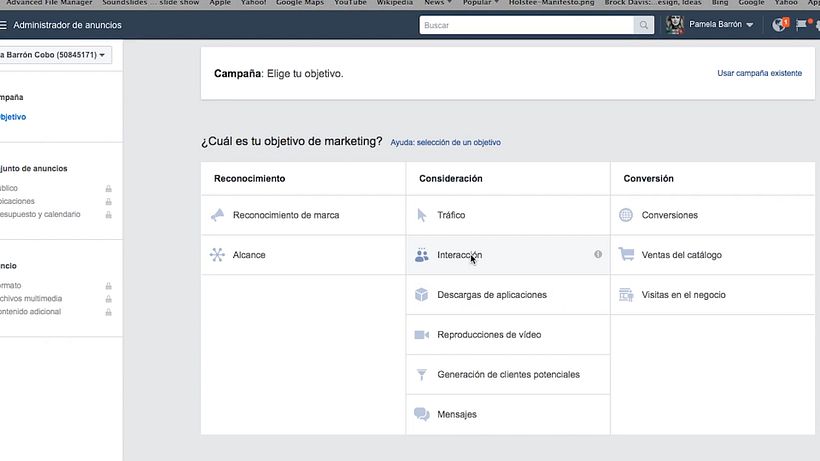Entramos en el menú "conversión"
