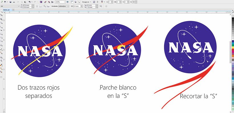 Como hacer un logo parecido con corel 1