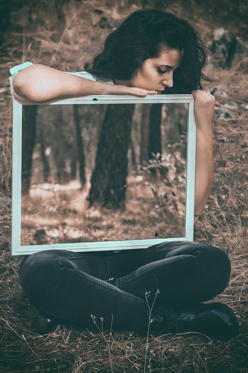 No mirror. Modelo: Elena García