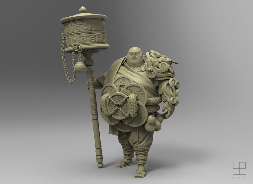 AGATA - Xen, the Dreaming Butterfly - Sculpt - 3D
