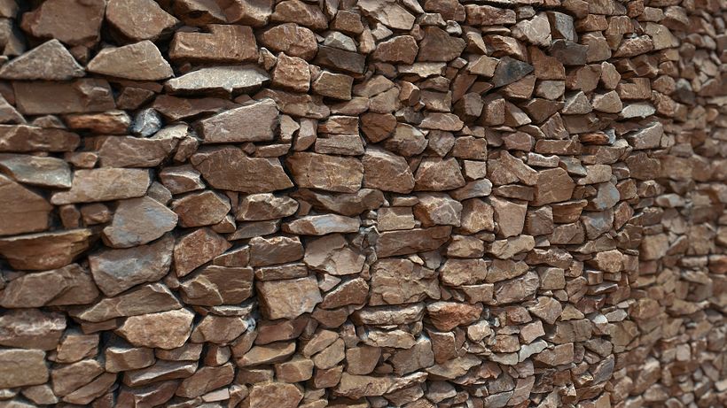 Photogrammetry Tile Textures - Stonewall Pack 01 - 3D