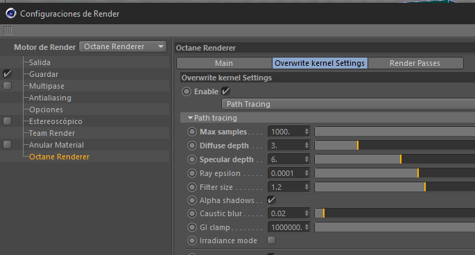 ¡¡¡Ayuda!! Problema al renderizar con Octane 3.0 en Cinema 4D  1