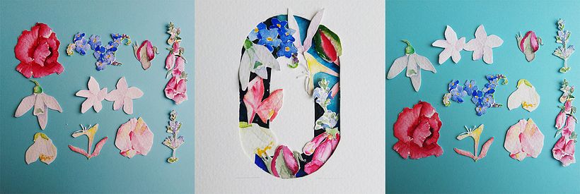 0 - Amapola, Campanilla de invierno, Nomeolvides, Madreselva, Jazmín, Guisante de olor, Dedalera, Lavanda, Kiwi y Rosa