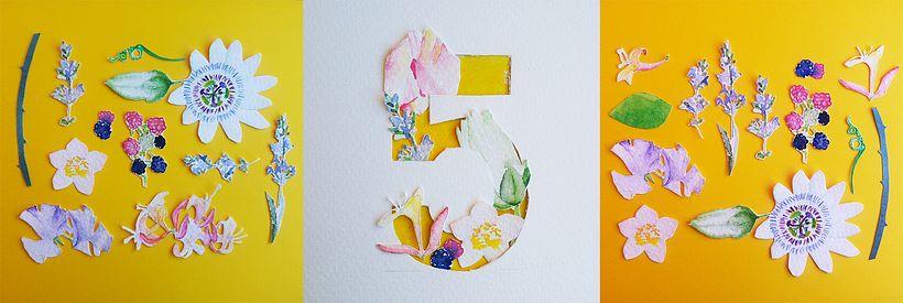 5 - Flor de la pasión, Zarza, Kiwi, Madreselva, Lavanda