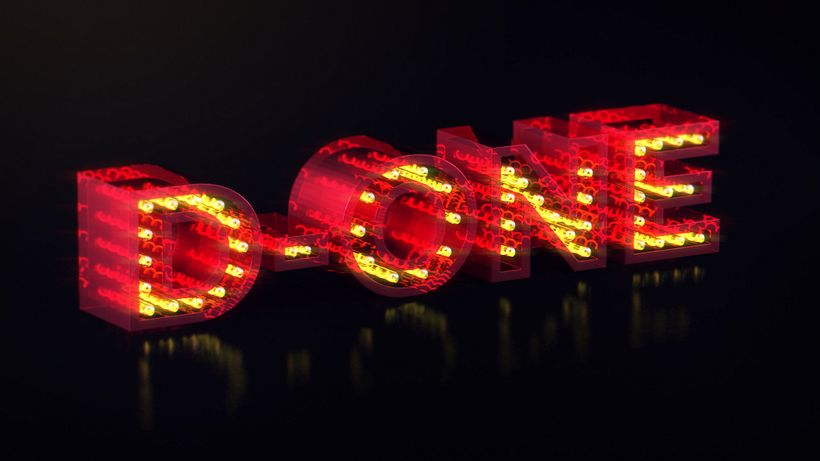Mi Proyecto del curso: Lettering 3D: modelado y texturizado con Cinema 4D -1