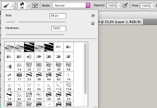 Iconos de brochas "pixelados" :/ 1