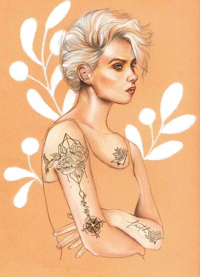 Mi Proyecto del curso: Ilustración con pastel y lápices de colores 0