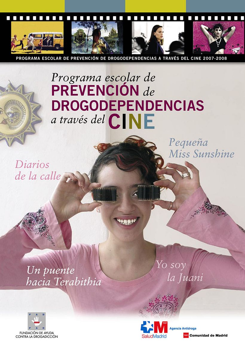 Carteles y Folletos Drogas y Cine FAD 4