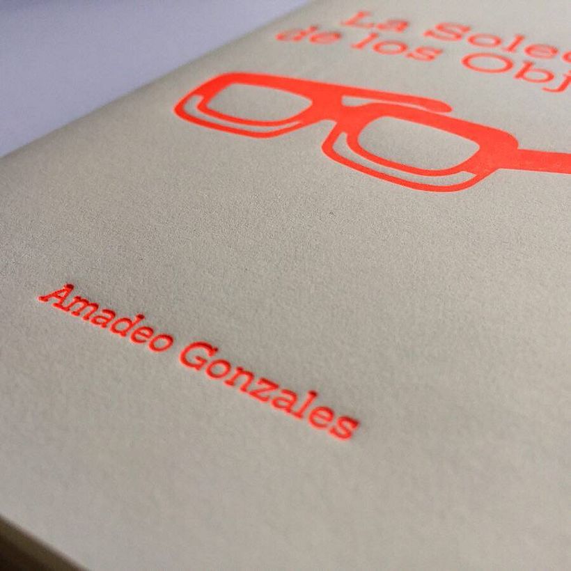 La Soledad de los objetos / Poemario Letterpress 5