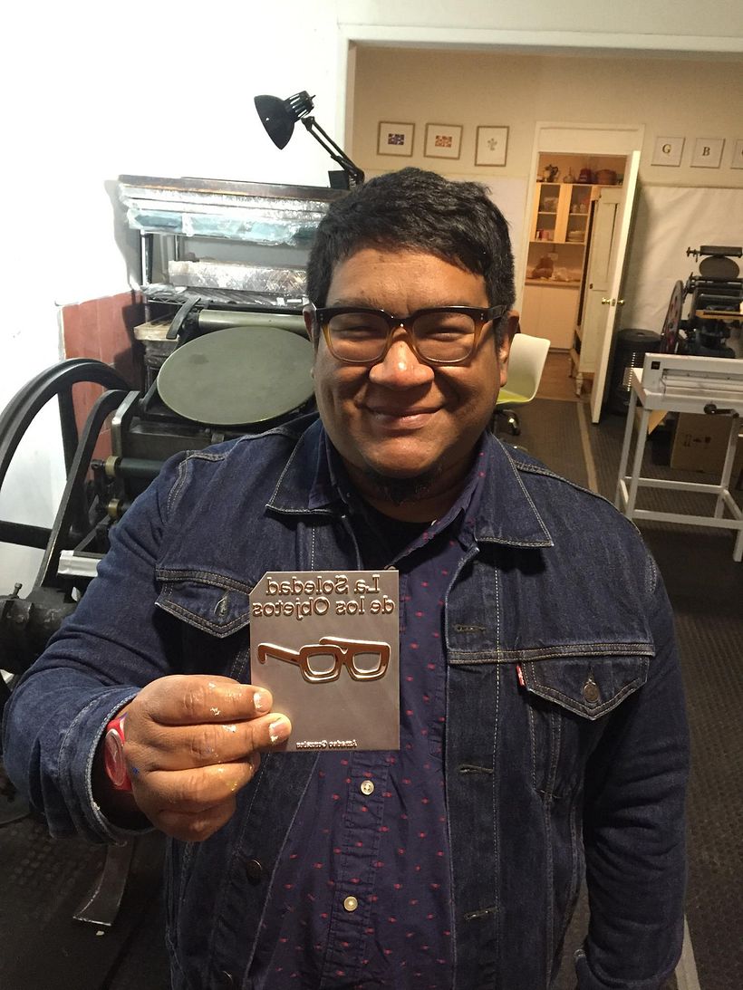 La Soledad de los objetos / Poemario Letterpress 6