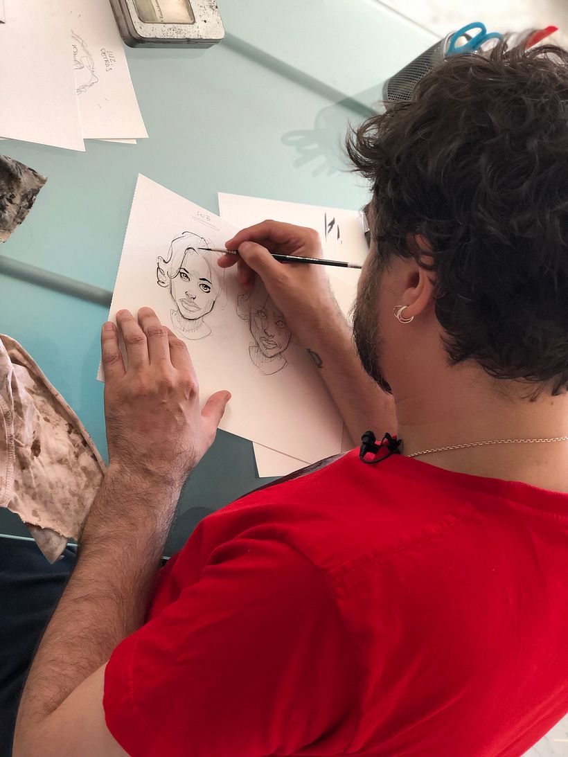 Tutorial ilustración: cómo dibujar sombras con tinta china 6
