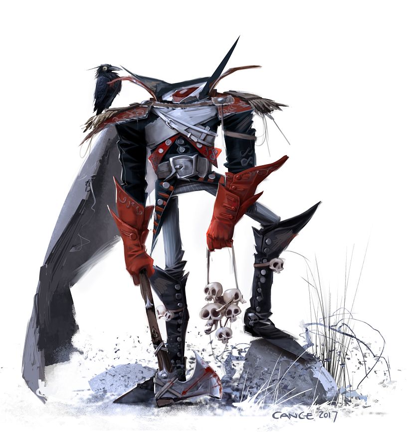 Personaje de Juan Cancelleri para el libro 'The Legend of Sleepy Hollow'