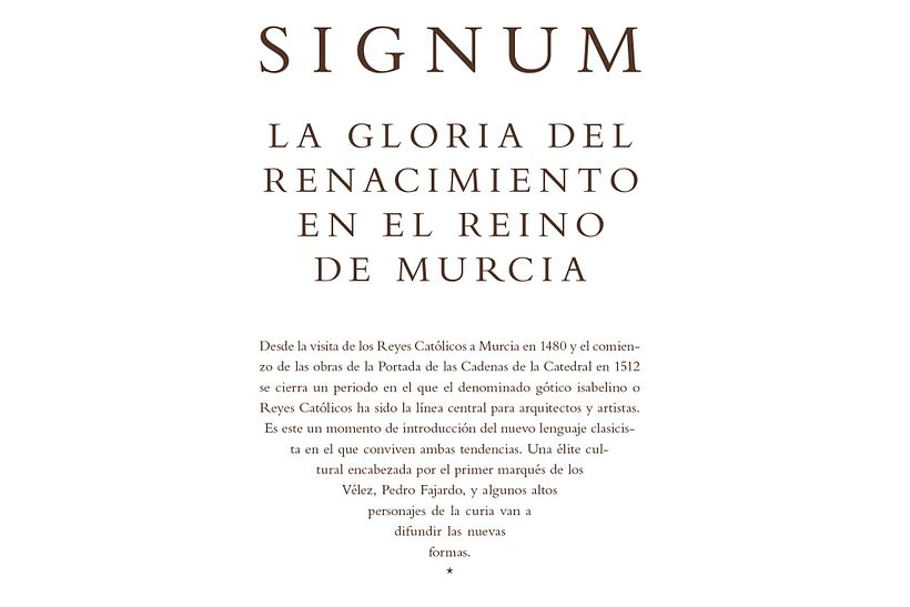 Signum — Katalog- und Ausstellungsgestaltung 1