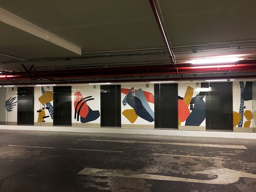 Murales Edificio Apoquindo 2929 3