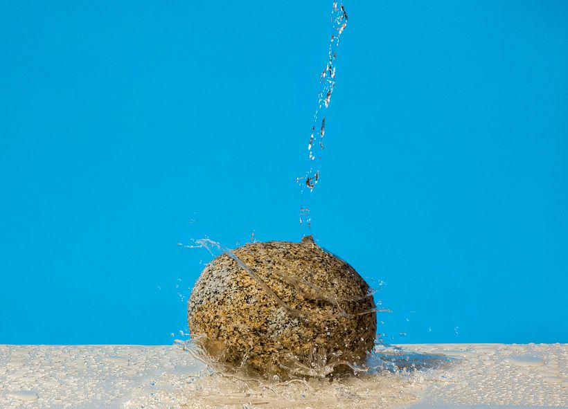 splash con luz natural