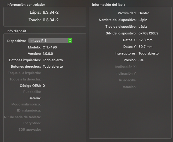 Problema con lápiz de Wacom 1