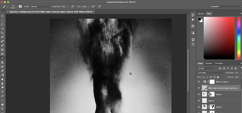 Moldear una fotografía en Photoshop