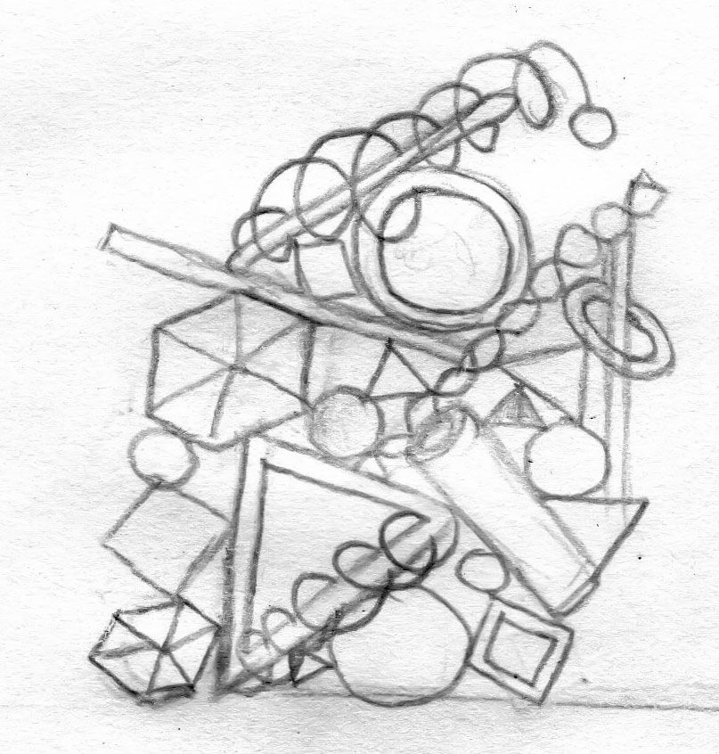 No es un boceto nada limpio jajaja