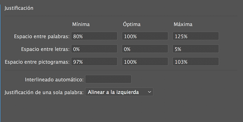 InDesign: lograr un texto uniforme 1