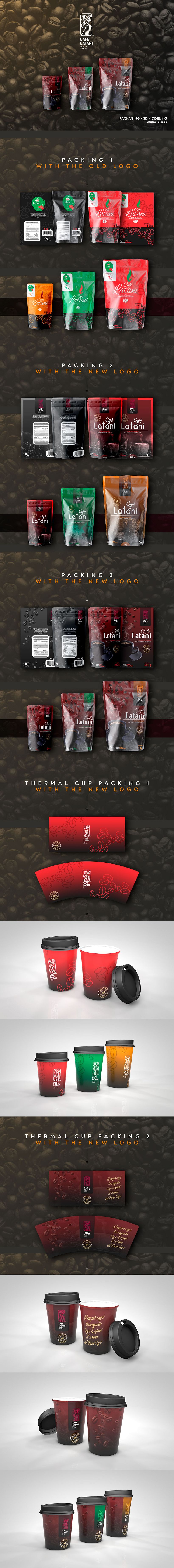 CAFÉ LATANI / Packaging + 3D Modeling 1