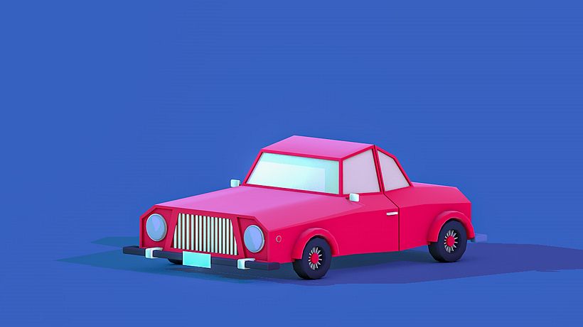 Un poco de LOW POLY CAR!