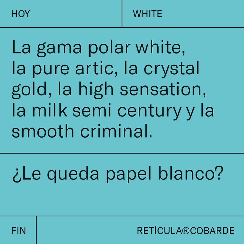 Retícula Cobarde: creatividad e ironía de las situaciones de la vida creativa 1