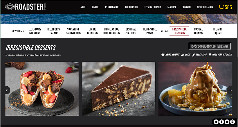 ROADSTER NEW MENU  12