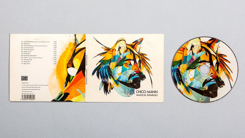 Arte para el album Magical Thinking de Chico Mann - Tradycyjna ilustracja
