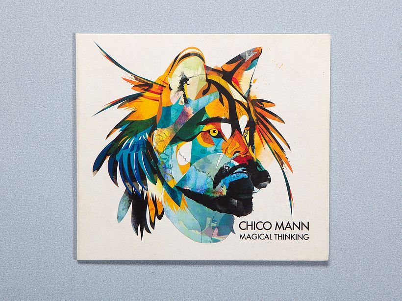 Arte para el album Magical Thinking de Chico Mann - Tradycyjna ilustracja