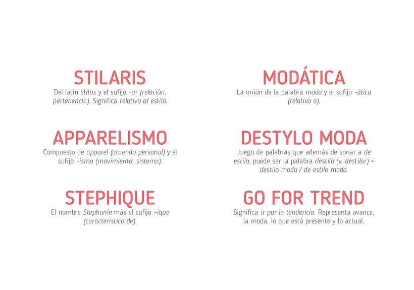 Naming para Blog de Moda y Estilo 2