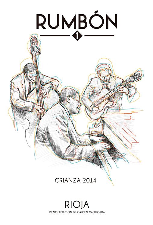 Rumbón label design 0